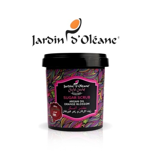 مقشر السكر من جاردان دي أوليان بزيت الأرغان وزهر البرتقال - 600 غرام