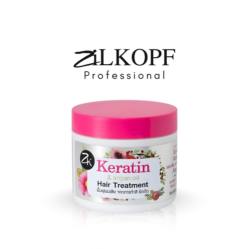 علاج الشعر بالكيراتين وزيت الأرغان من زيلكوف، 300 مل