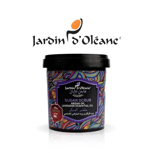 مقشر سكر بزيت الأرغان والخزامى 600 غرام