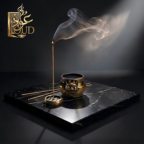 قاعدة بخور صغيرة على شكل وعاء برونزي