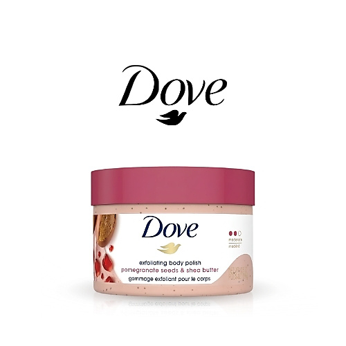 Dove Body Polish Pomegranate Seeds & Shea Butter Scrub - 298g