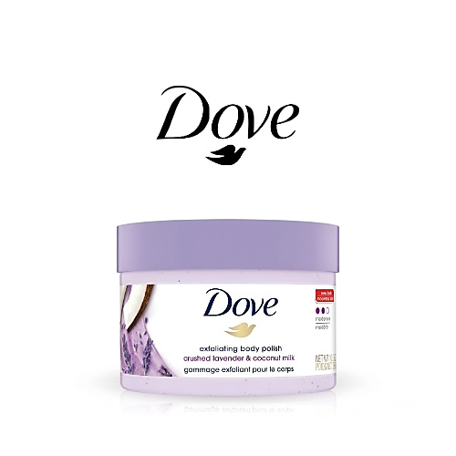 Dove Body Polish Crushed Lavender and Coconut Milk 298g