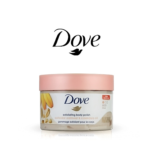 Dove Colloidal Oatmeal & Calendula Oil Gentle Exfoliating Body Polish 298g