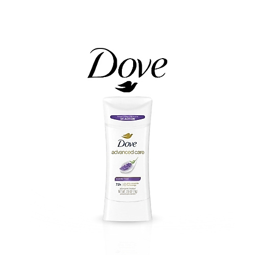 Dove Advanced Care Lavender Blossom Antiperspirant Stick 74g