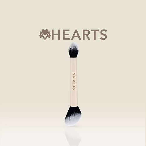 Hearts Dual Makeup Brush -B002