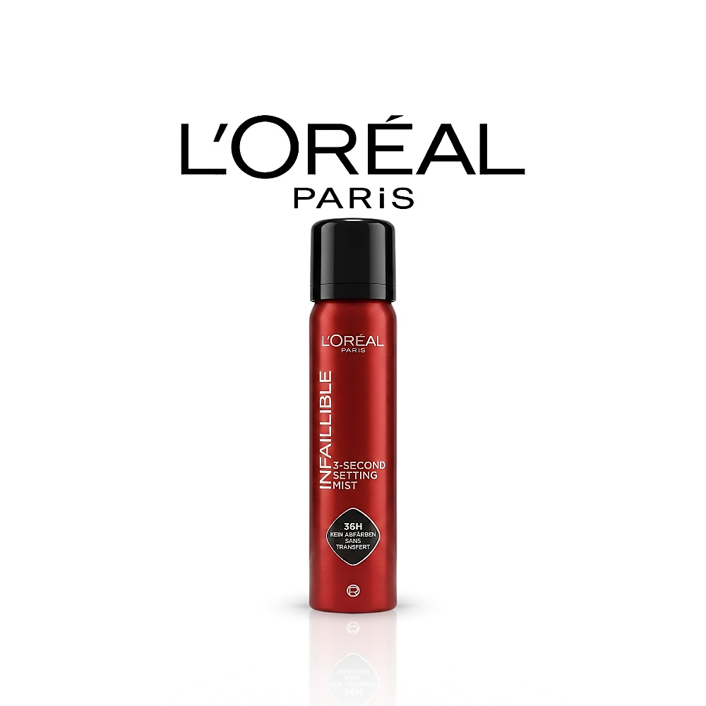 L'oreal INFALLIBLE 3-SECOND MAKEUP SETTING SPRAY MIST FOR UP TO 36 HOUR WEAR 75ml