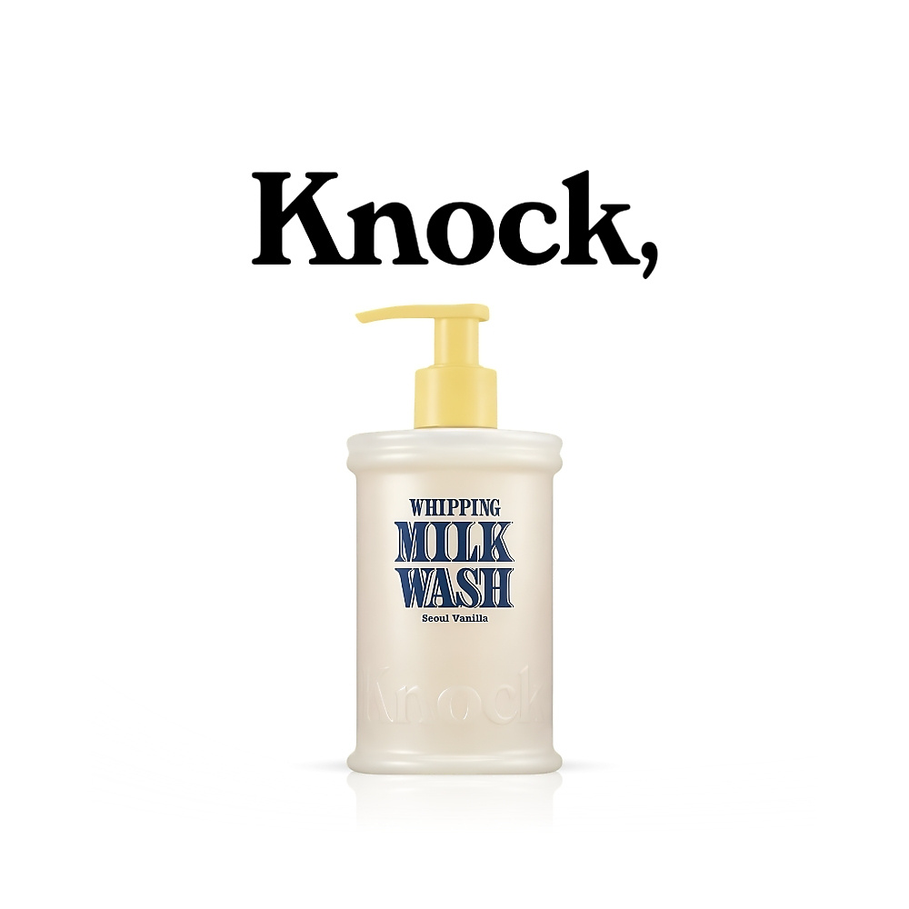 Knock, - Whipping Milk Wash Seoul Vanilla 300ml