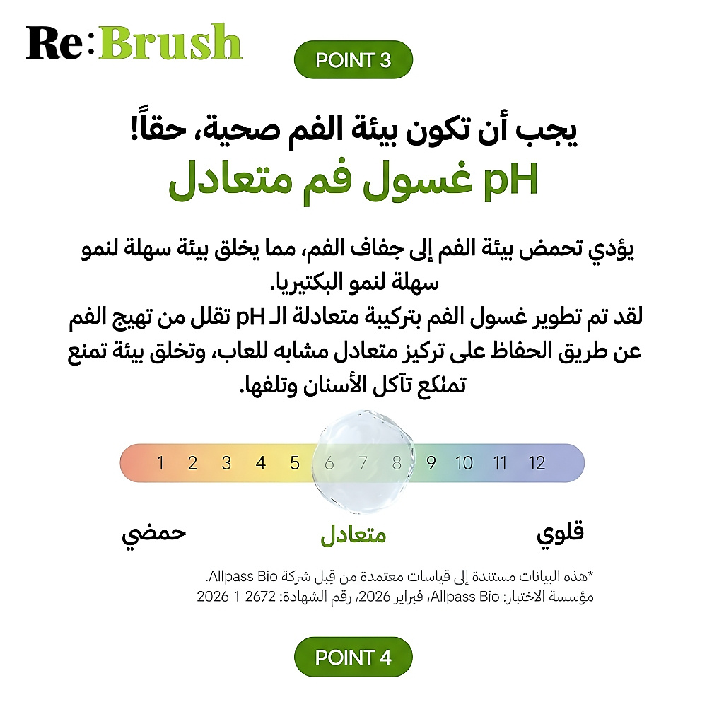 غسول الفم المركز بنكهة التفاح الأخضر من ري براش، 20 مل