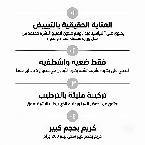 عبوة سنو وايت ميلكي 200 غرام