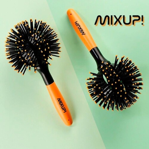 Mixup 3D Curling & Detangling Curling Creation وفرشاة سهلة التمشيط