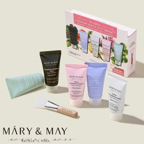 مجموعة هدايا صغيرة من أقنعة الوجه النباتية