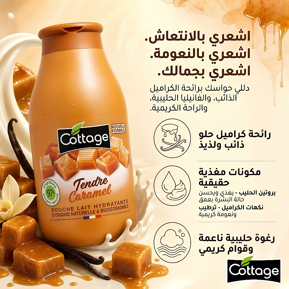 حليب استحمام مرطب من