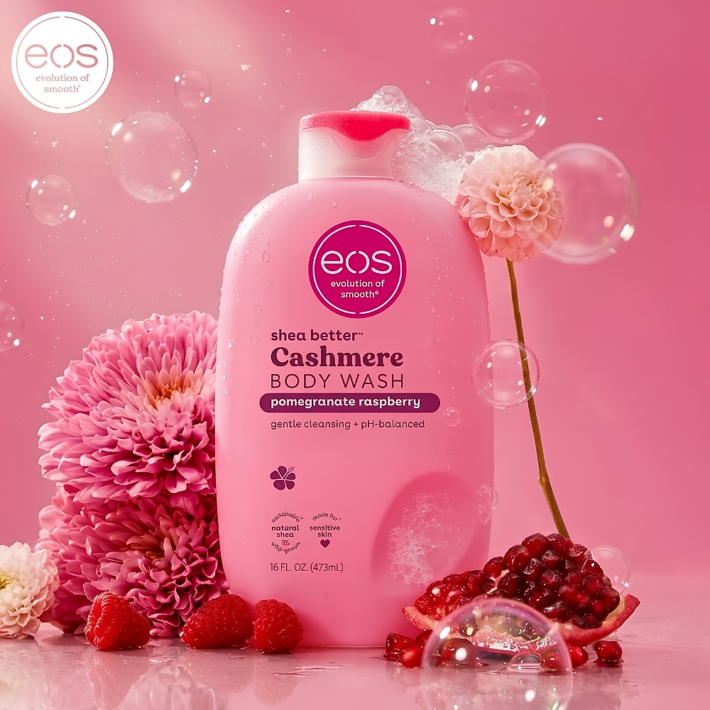 evolution of smooth Pomegranate Raspberry Body Wash 473ml