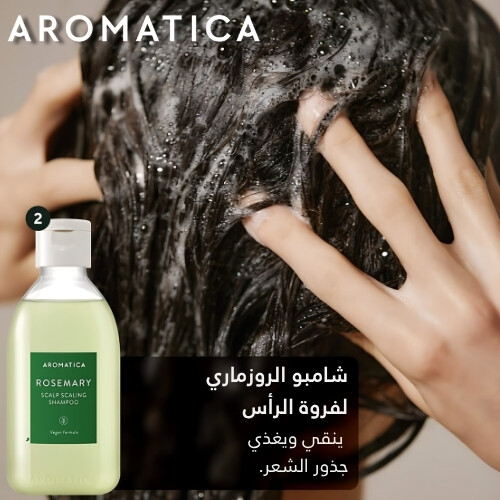 مجموعة تجربة تنظيف فروة الرأس بالروزماري حجم صغير