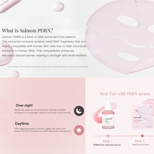 قناع جل الكولاجين الوردي PDRN (1ea)