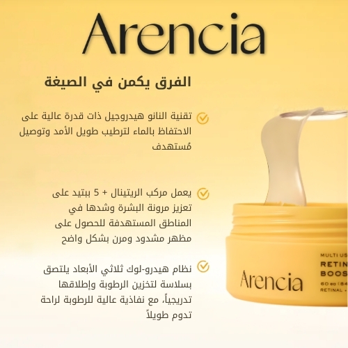 قناع العين المعزز الريتينال العين (60 قطعة)