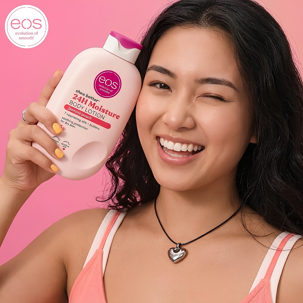EVOLUTION OF SMOOTH (EOS)- JASMINE PEACH 24HRS BODY LOTION 473ML