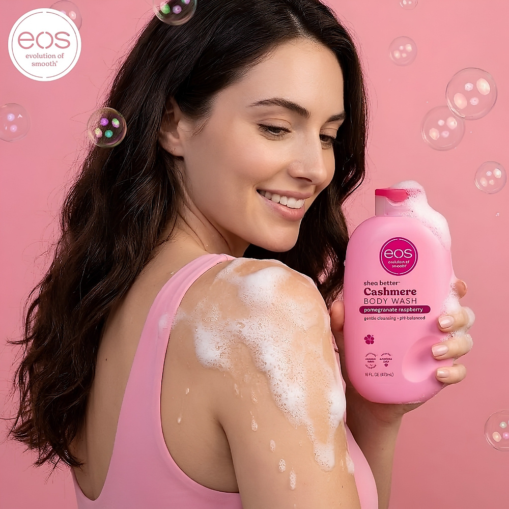 evolution of smooth Pomegranate Raspberry Body Wash 473ml