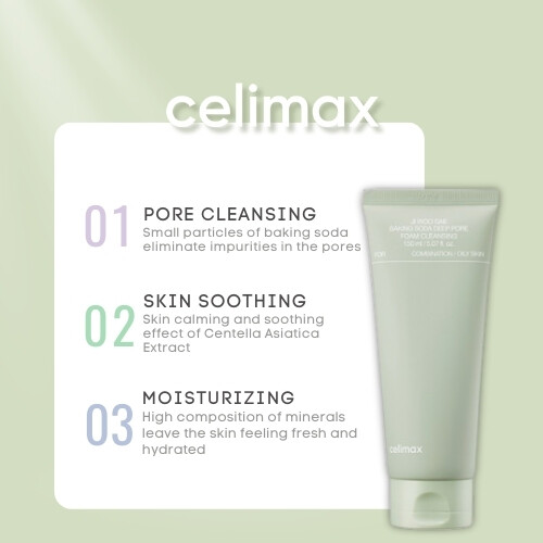 سيليماكس صودا الخبز المنظف برغوة صودا الخبز المنظفة للمسام العميقة 150مل