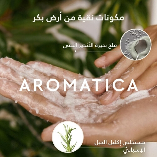 شامبو مقشر بملح إكليل الجبل 300 مل