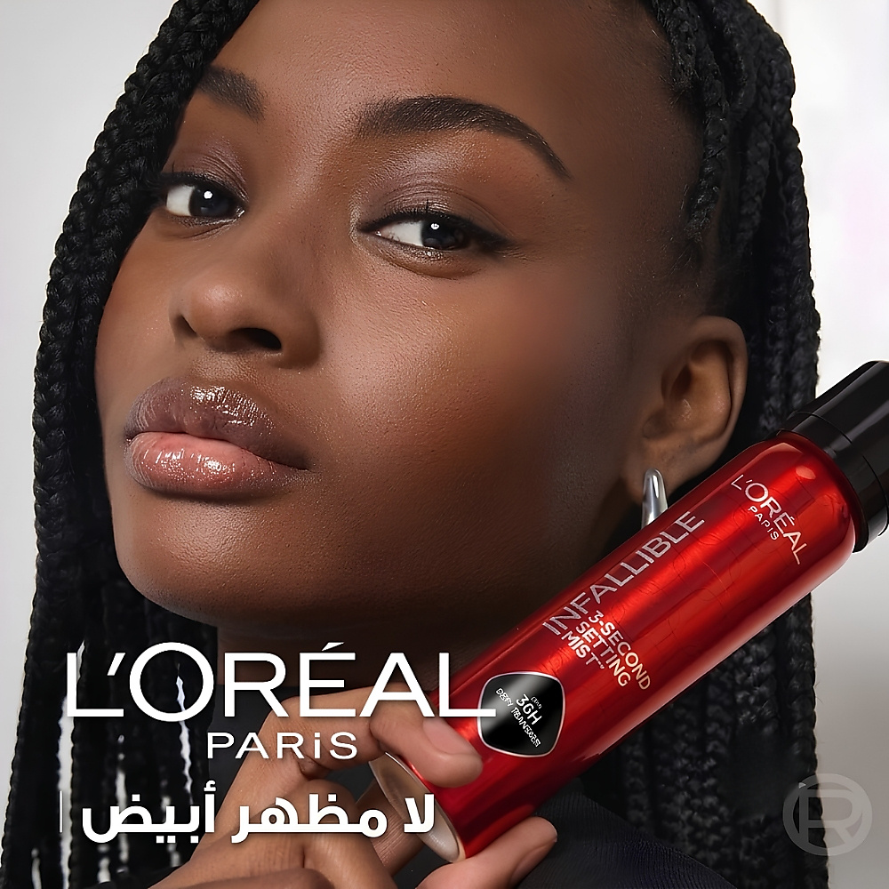 L'oreal INFALLIBLE 3-SECOND MAKEUP SETTING SPRAY MIST FOR UP TO 36 HOUR WEAR 75ml