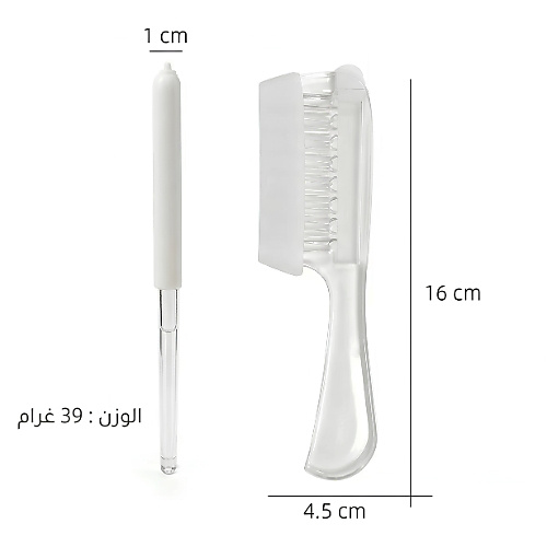 مشط توزيع زيت الشعر وفرشاة تدليك فروة الرأس