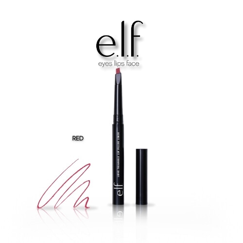 محدد شفاه مثلث الحب باللون الأحمر