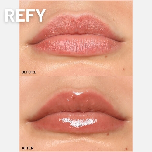 ملمع شفاه شديد اللمعان مع جميع فوائد البلسم باللون الرمادي الداكن