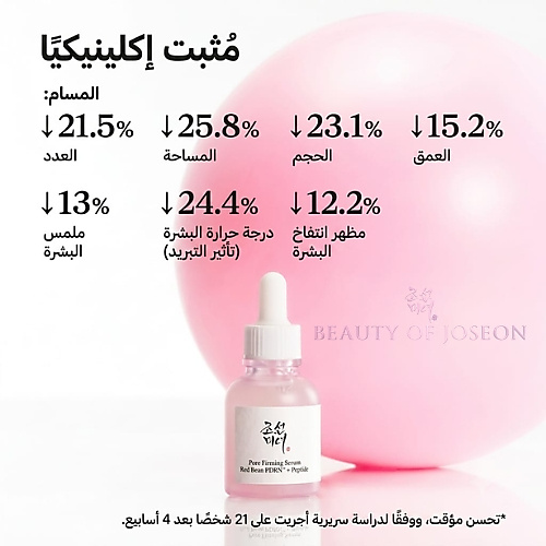 سيروم شد المسام بخلاصة الفاصوليا الحمراء PDRN+ ببتيد 30 مل