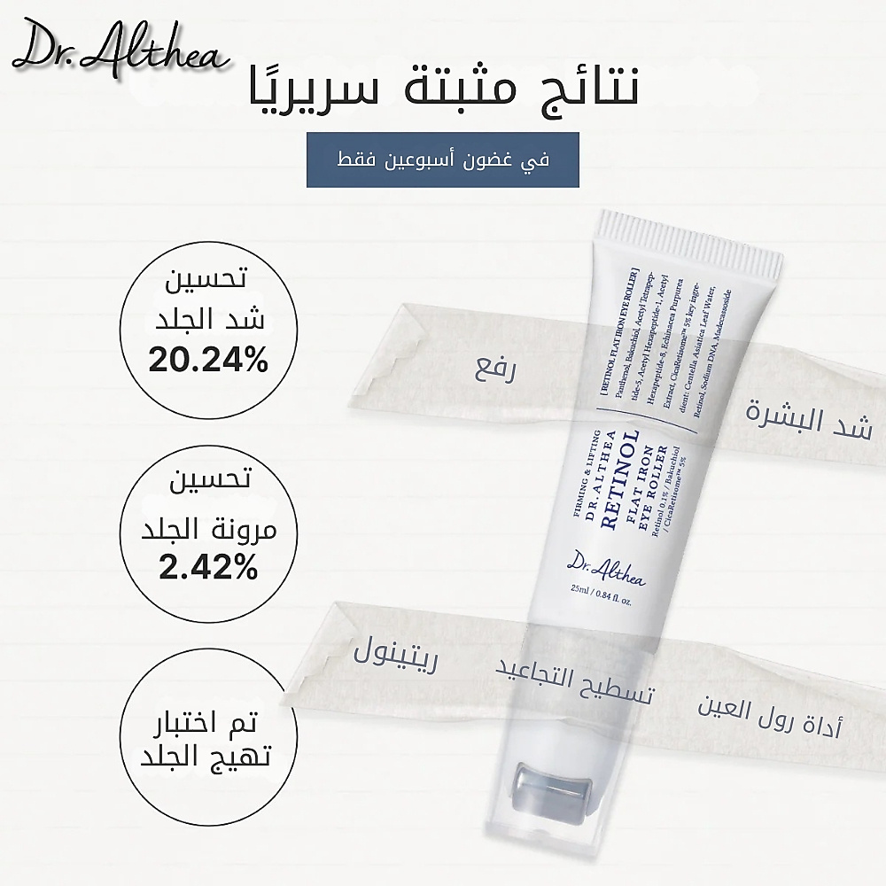 Retinol Flat Iron Eye Roller 25ml