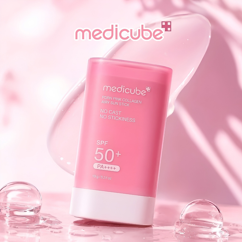 PDRN Pink Collagen Airy Sun Stick SPF 50 – 2-in-1 protection and glow 20g
