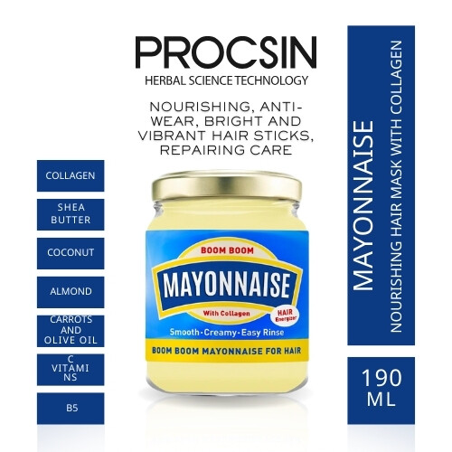 بوم بوم مايونيز للشعر 190 مل