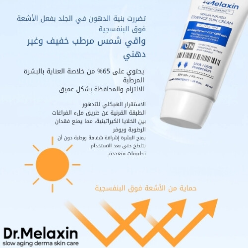 كريم واقٍ من الشمس غني بسيروم السيراميك المائي 50 مل