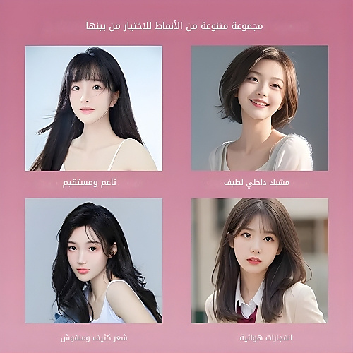 مشط تمليس الشعر اللاسلكي الاحترافي BS-505