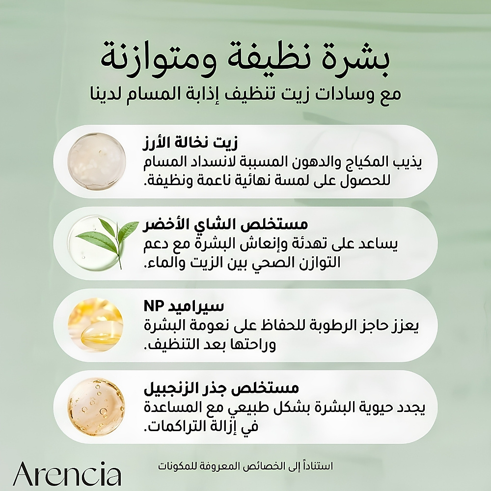 وسادة زيتية لتنظيف المسام (50 قطعة)