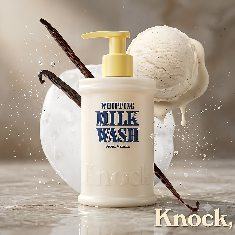 Knock, - Whipping Milk Wash Seoul Vanilla 300ml
