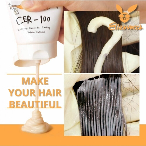 معالجة البروتين بطبقة من السيراميد والكولاجين الحليبي