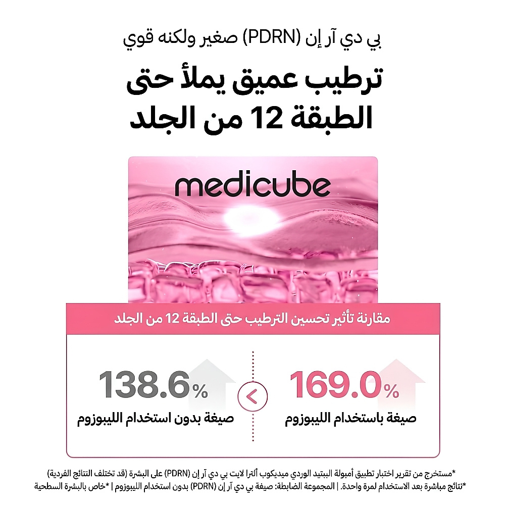 سيروم الببتيد الوردي بي دي ار ان الخفيف 30مل