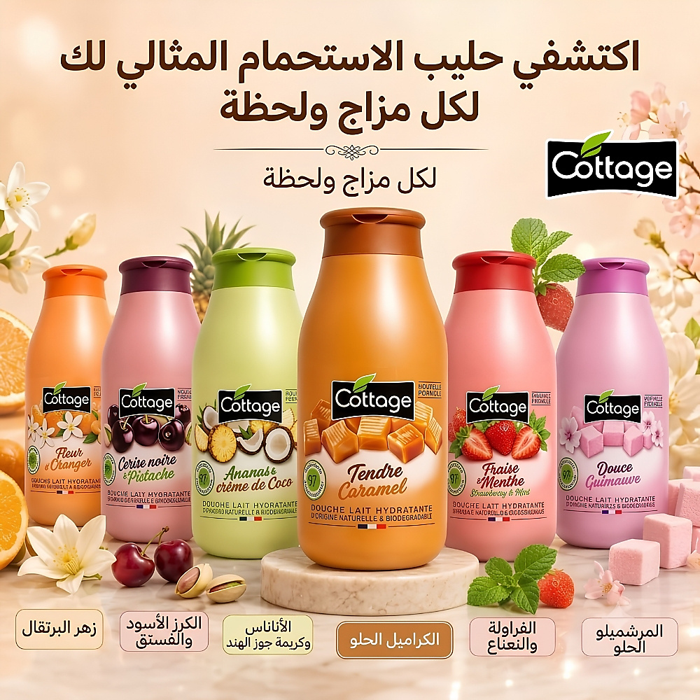 حليب استحمام مرطب من