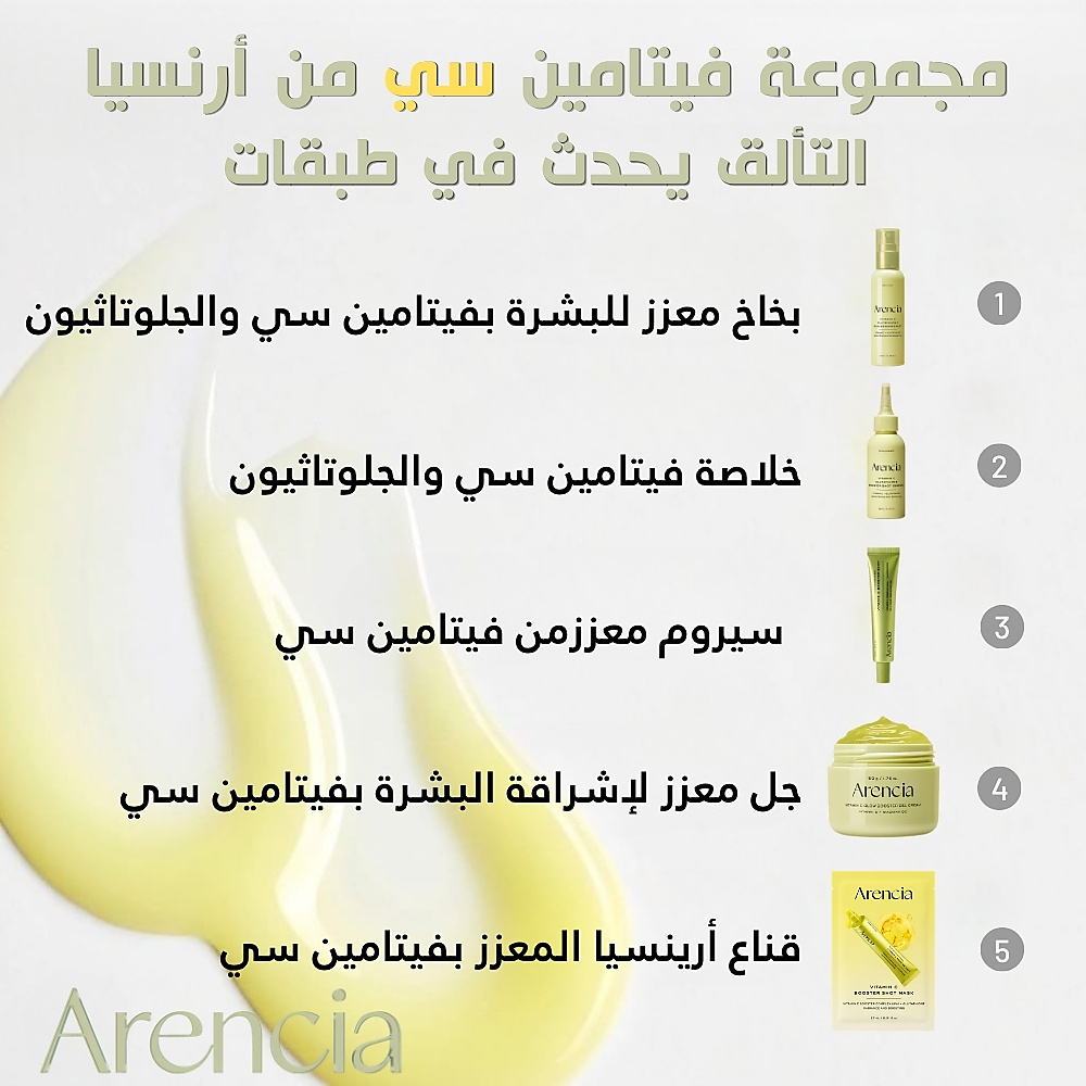 قناع أرينسيا المعزز بفيتامين سي (قطعة واحدة)