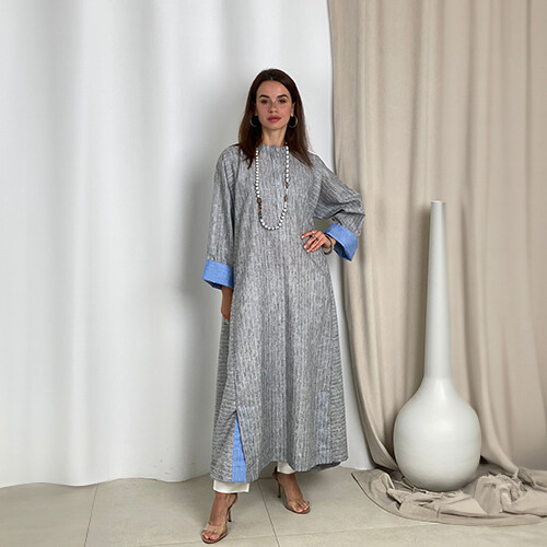 Wide Cotton Dress 3