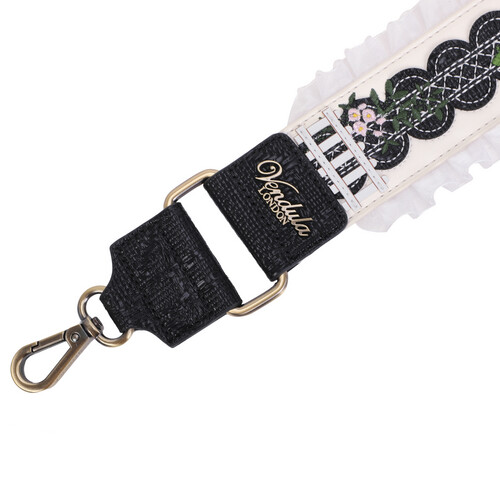 THE CATS RUFFLE WIDE SHOULDER STRAP