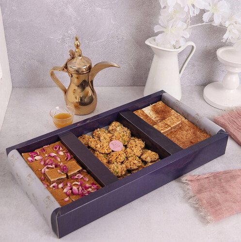 3 kinds Nescafe baqlawa chocolate sweet