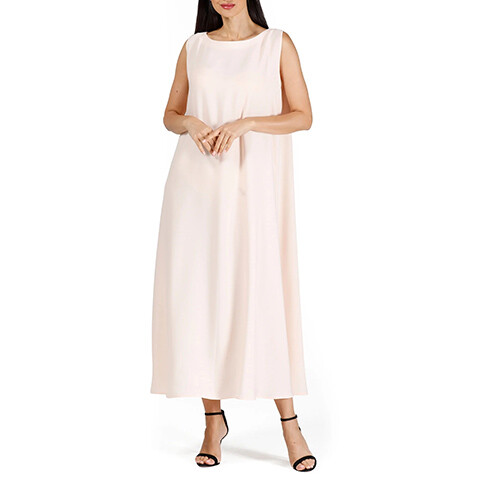 عباية داخلية لون خوخي سادة