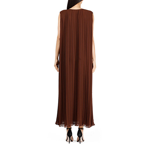 عباية داخلية لون كستنائي كسرات