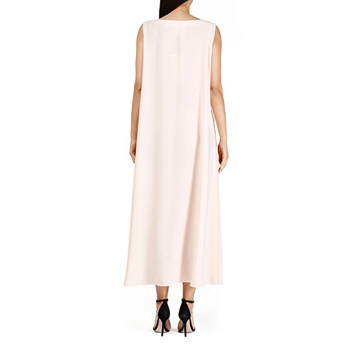 عباية داخلية لون خوخي سادة