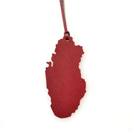 Qatar national day map charm