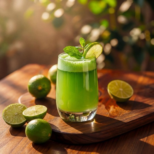 Fresh Lemon with Mint Juice