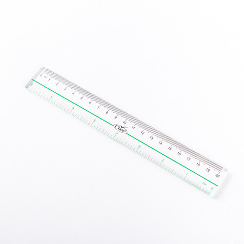 20cm Luxury Acrylic Ruler Classic Line