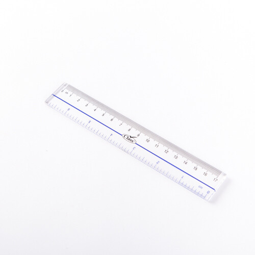 17cm Luxury Acrylic Ruler Classic Line